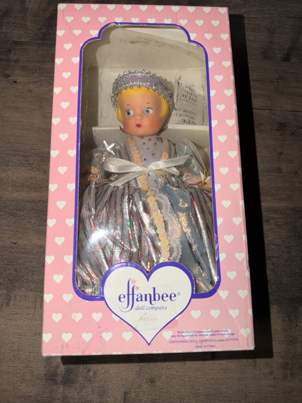 NIB vintage Effanbee Wizard of Oz Patsyette “Glinda the Good Witch Doll